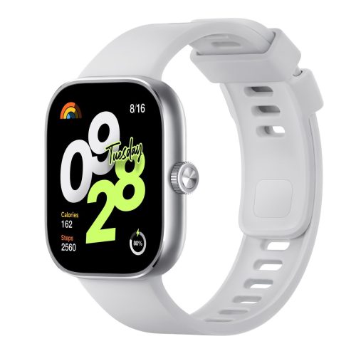 Xiaomi Redmi Watch 4 silver – okoskarkötő, Bluetooth 5.3, 5 ATM, 1,97 hüvelyk