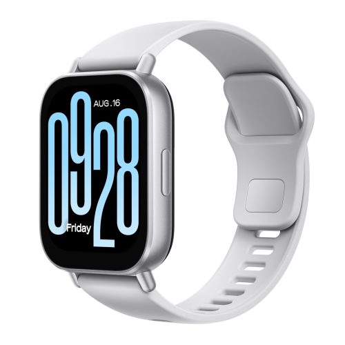 Xiaomi Redmi Watch 5 Active matt ezüst, okoskarkötő, 2,0"-os kijelző, Bluetooth-hívás, 5 ATM vízállóság