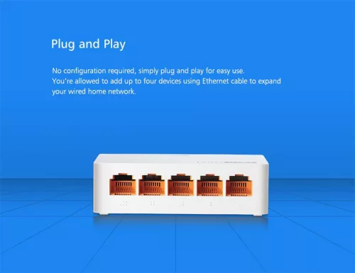 Totolink S505 | Switch | 5x RJ45 100Mb/s, Desktop