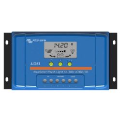   Victron Energy BlueSolar PWM-LCD&USB 12/24V-5A 12V / 24V 5A napelemes töltésvezérlő