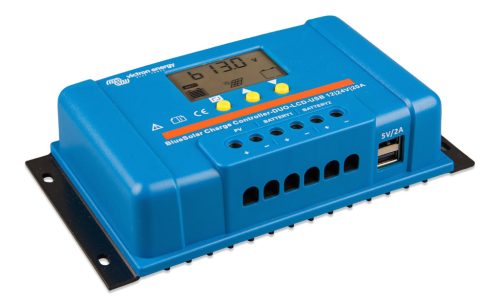 Victron Energy BlueSolar PWM-LCD&USB 12/24V-5A 12V / 24V 5A Solarladeregler