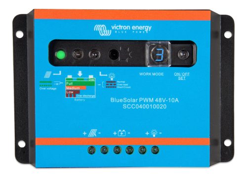 Victron Energy BlueSolar PWM-Light 12/24V-10A 12V / 24V 10A Solarladeregler