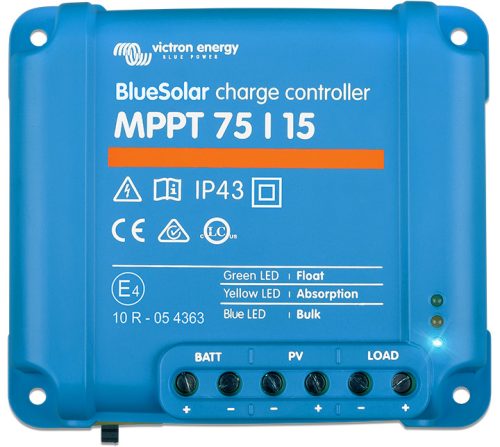 Victron Energy BlueSolar MPPT 100/15 12V / 24V 15A Solar-Laderegler