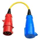 Victron Energy 32A 5P CEE plug / 3P CEE socket adapter cable