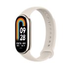 Xiaomi Smart Band 8 Graphite Gold – Smart Bracelet – Bluetooth 5.1, 190 mAh Battery, 1.62" Display, 5 ATM Water Resistance, Accelerometer, Gyroscope, PPG Sensor