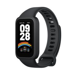   Xiaomi Smart Band 9 Active Black – okoskarkötő, Bluetooth 5.3, 300 mAh, 1,47 col, 5 ATM, gyorsulásmérő, PPG érzékelő