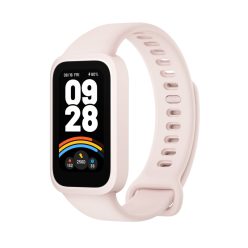   Xiaomi Smart Band 9 Active pink okoskarkötő, Bluetooth 5.3, 300 mAh, 1.47 hüvelyk, 5 ATM vízállóság, gyorsulásmérő, PPG szenzor