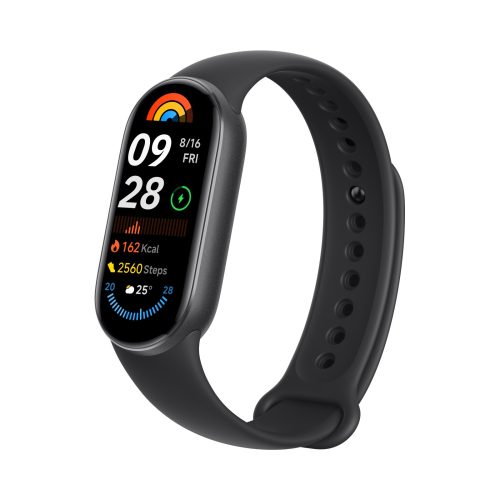 Xiaomi Smart Band 9 Mitternachts schwarz | Smartband | Bluetooth 5.4, 233 mAh, 1,62", 5 ATM, Beschleunigungssensor, Gyroskop, PPG-Sensor