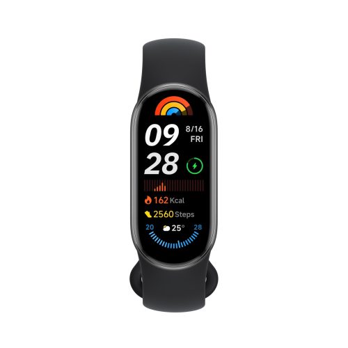 Xiaomi Smart Band 9 Mitternachts schwarz | Smartband | Bluetooth 5.4, 233 mAh, 1,62", 5 ATM, Beschleunigungssensor, Gyroskop, PPG-Sensor