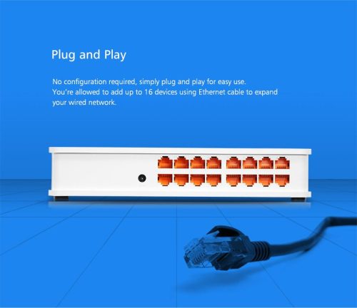 Totolink SW16D | Switch | 16x RJ45 100Mb/s, Desktop, Unmanaged