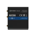 Teltonika RUT200 ipari 4G/LTE Cat.4 router, 2 x 100 Mb/s LAN, 2,4 GHz-es Wi-Fi, RMS