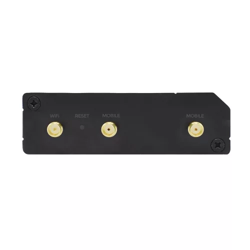 Teltonika RUT200 ipari 4G/LTE Cat.4 router, 2 x 100 Mb/s LAN, 2,4 GHz-es Wi-Fi, RMS