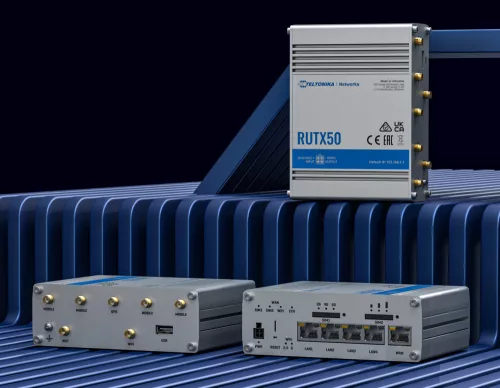 TELTONIKA RUTX50 professzionális ipari router, 5G, Wi-Fi 5, Dual SIM, 5 x RJ45 1000 Mb/s