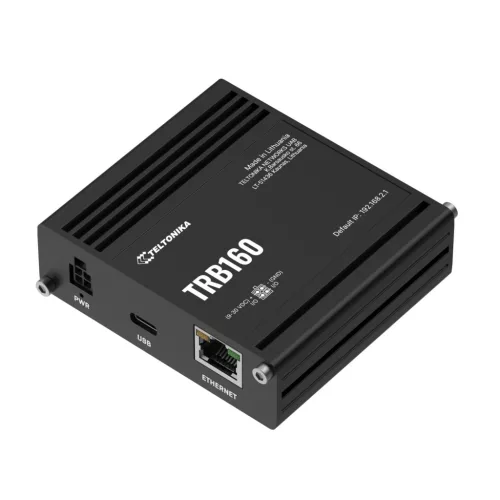 Teltonika TRB160 LTE IoT gateway, Cat 6, 1 × RJ45 1000 Mb/s, IP30