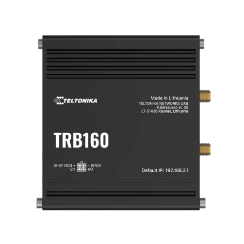 Teltonika TRB160 LTE IoT gateway, Cat 6, 1 × RJ45 1000 Mb/s, IP30