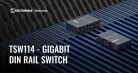 Teltonika TSW114 5 portos gigabites DIN-sínes switch