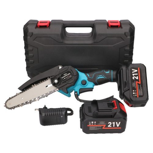 EXTRALINK Akku-Kettensäge für Äste 15 cm, 2x 21V 2000mAh Akku