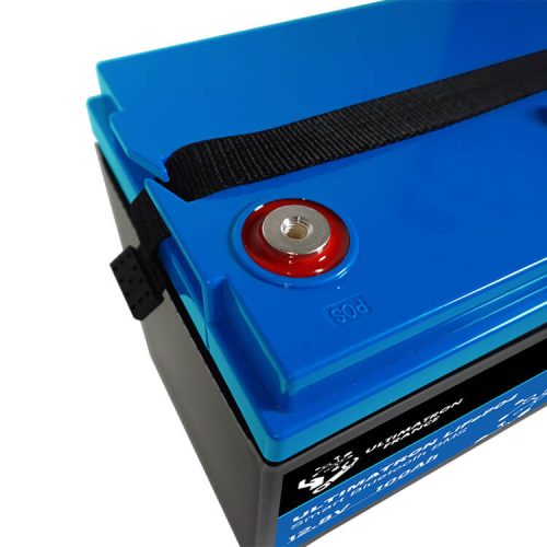 Ultimatron France UBL Serie 12.8V 100Ah Lithium LiFePO4 Batterie (integriertes BMS und Bluetooth) für Solarsysteme, Wohnmobile, Boote