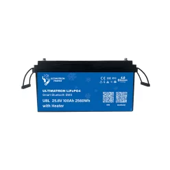  Ultimatron France UBL sorozat 25,6 V 100 Ah PRO LiFePO4 akkumulátor (Smart BMS, Bluetooth és fűtés)