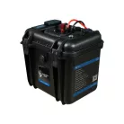 Ultimatron France ULP sorozat hordozható 12,8 V 100 Ah LiFePO4 akkumulátor (Smart BMS, Bluetooth és színes kijelző)