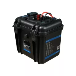   Ultimatron France ULP sorozat hordozható 12,8 V 100 Ah LiFePO4 akkumulátor (Smart BMS, Bluetooth és színes kijelző)