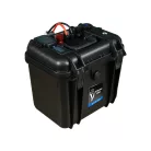 Ultimatron France ULP sorozat hordozható 12,8 V 100 Ah LiFePO4 akkumulátor (Smart BMS, Bluetooth és színes kijelző)