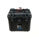 Ultimatron France ULP sorozat hordozható 12,8 V 100 Ah LiFePO4 akkumulátor (Smart BMS, Bluetooth és színes kijelző)