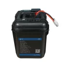 Ultimatron France ULP sorozat hordozható 12,8 V 100 Ah LiFePO4 akkumulátor (Smart BMS, Bluetooth és színes kijelző)