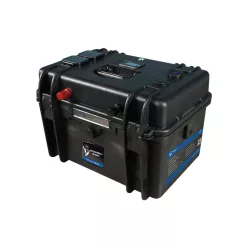  Ultimatron France ULP sorozat hordozható 12,8 V 280 Ah LiFePO4 akkumulátor (Smart BMS, Bluetooth és színes kijelző)