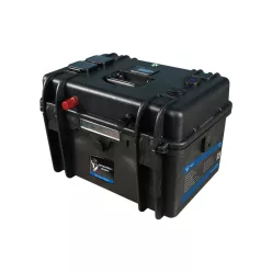   Ultimatron France ULP sorozat hordozható 25,6 V 100 Ah LiFePO4 akkumulátor (Smart BMS, Bluetooth és színes kijelző)