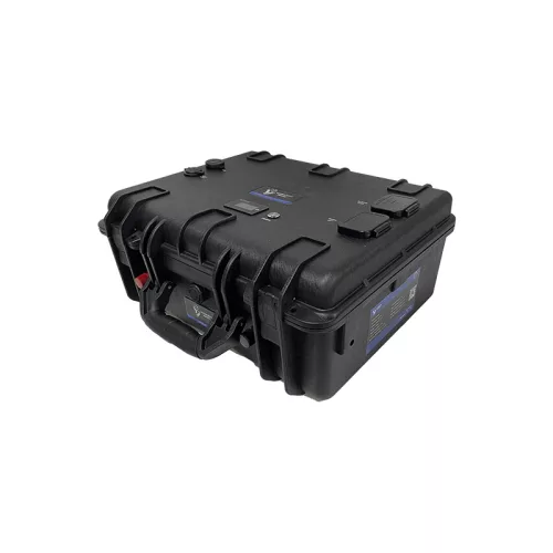 Ultimatron France ULP sorozat hordozható 38,4 V 100 Ah LiFePO4 akkumulátor (Smart BMS, Bluetooth és színes kijelző)