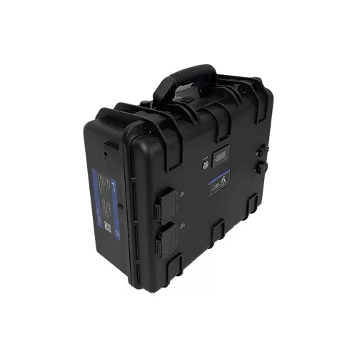 Ultimatron France ULP sorozat hordozható 38,4 V 100 Ah LiFePO4 akkumulátor (Smart BMS, Bluetooth és színes kijelző)