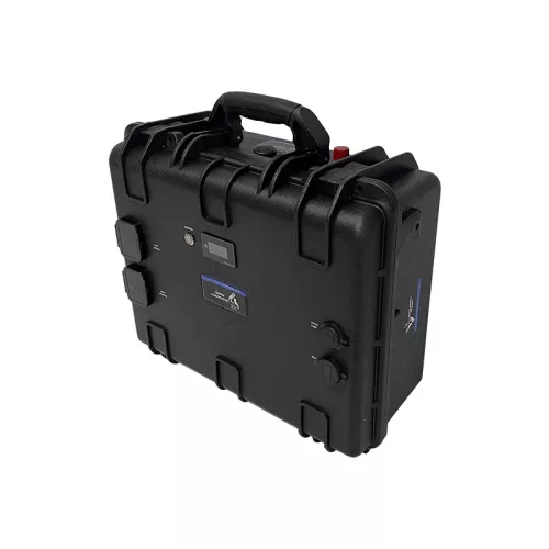 Ultimatron France ULP sorozat hordozható 38,4 V 100 Ah LiFePO4 akkumulátor (Smart BMS, Bluetooth és színes kijelző)