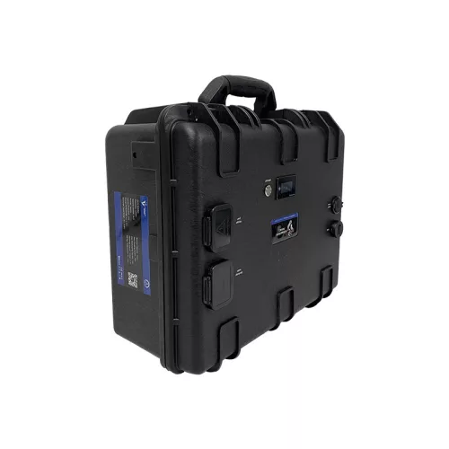 Ultimatron France ULP sorozat hordozható 38,4 V 100 Ah LiFePO4 akkumulátor (Smart BMS, Bluetooth és színes kijelző)