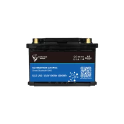   Ultimatron France ULS sorozat ülés alatti 12,8 V 100 Ah LiFePO4 akkumulátor (Smart BMS és Bluetooth)