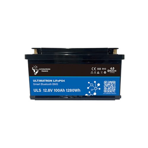 Ultimatron Lithium Battery LiFePO4 12.8V 100Ah Smart BMS with Bluetooth Underseat Battery