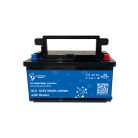Ultimatron France ULS-Serie 12.8V 100Ah Unter Sitz Lithium LiFePO4 Akku (mit integriertem BMS, Bluetooth und Heizfolie) für Solarsysteme.