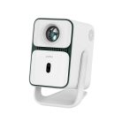 Wanbo T2 Ultra White Projektor – 500 ANSI Lumen Helligkeit, native 1080p Full HD Auflösung, Android TV 11 Betriebssystem und Gimbal (verstellbare Halterung).