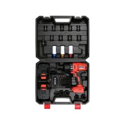   YATO ütvecsavarozó készlet 18V 1/2" 700Nm brushless + 2×3Ah akkumulátor és CrMo dugókulcsok YT-82807