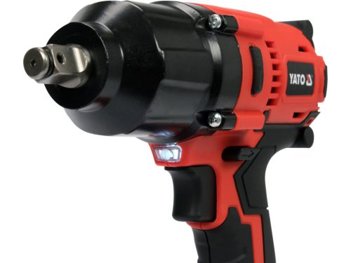 YATO ütvecsavarozó készlet 18V 1/2" 700Nm brushless + 2×3Ah akkumulátor és CrMo dugókulcsok YT-82807