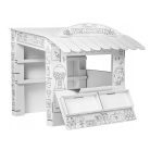 Kreatív játék: összecsukható és színezhető bódé.