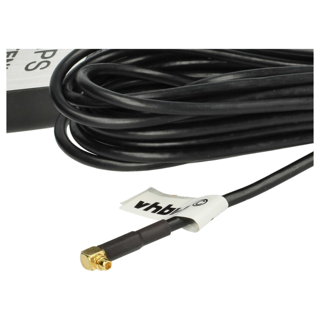 GPS Antenna suitable for Plus, Blue Media, Magellan, Navigon Sat Nav etc. - Magnet Base, 5 m, MMCX Coupler, Bl