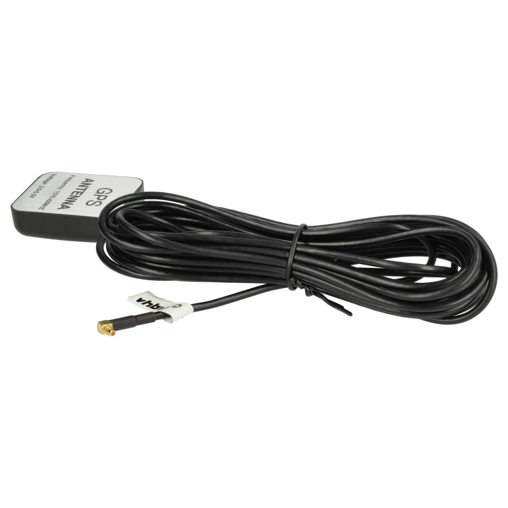 GPS Antenna suitable for Plus, Blue Media, Magellan, Navigon Sat Nav etc. - Magnet Base, 5 m, MMCX Coupler, Bl