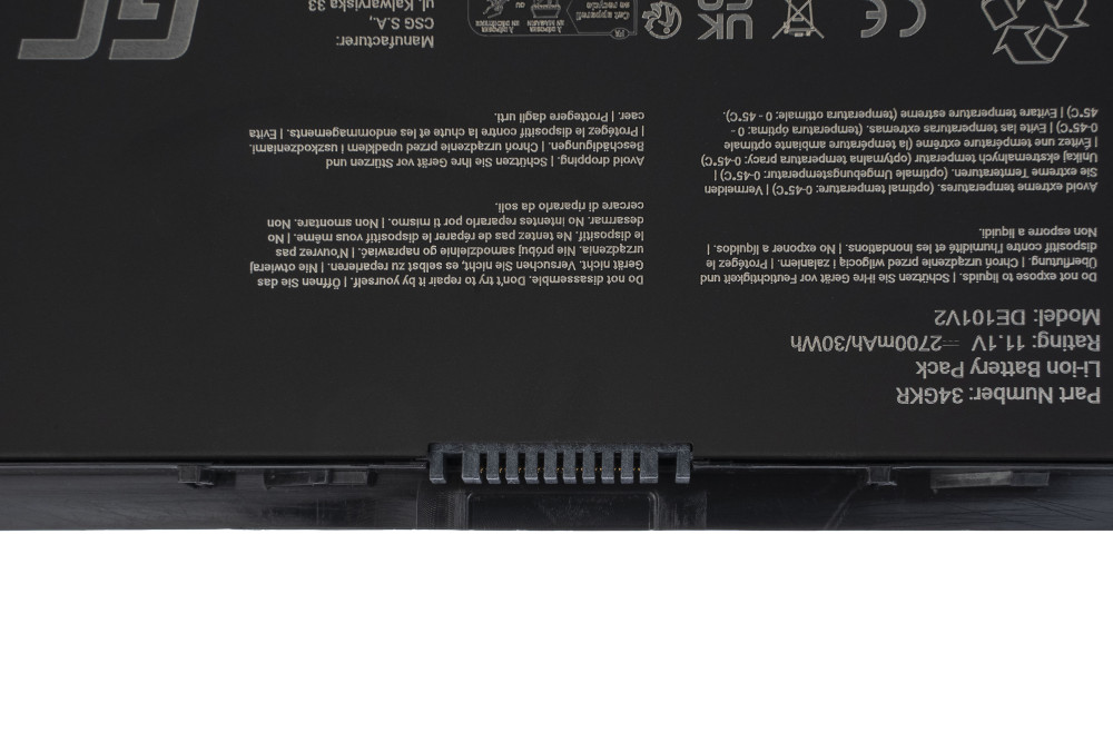 Laptop akkumulátor / akku 34GKR F38HT Dell Latitude E7440 DE101V2 Laptop akkumulátor / akku 34GKR F38HT Dell Latitude E7440 DE101V2