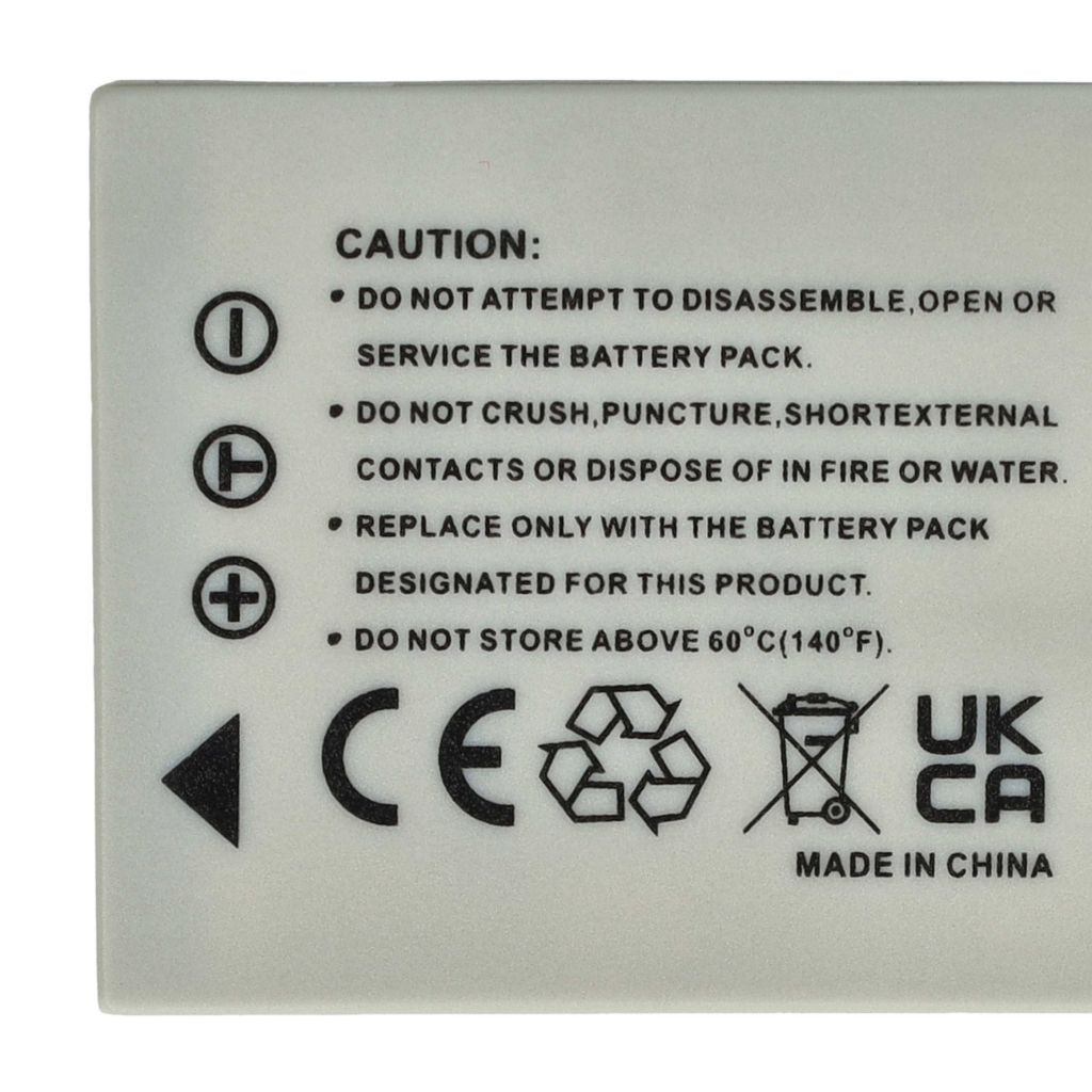 Videokamera akkumulátor Creative CAS101-hez - 500 mAh 3,6 V Li-Ion Videokamera akkumulátor Creative CAS101-hez - 500 mAh 3,6 V Li-Ion