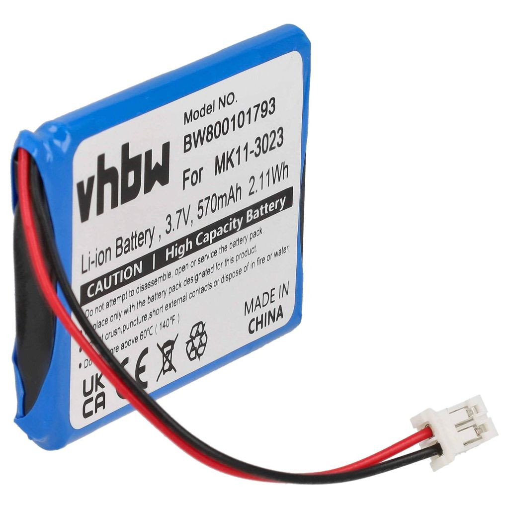 VHBW Sony Gamepad Controller MK11-2902, MK11-2903, MK11-3023 - 600 mAh, 3,7 V
