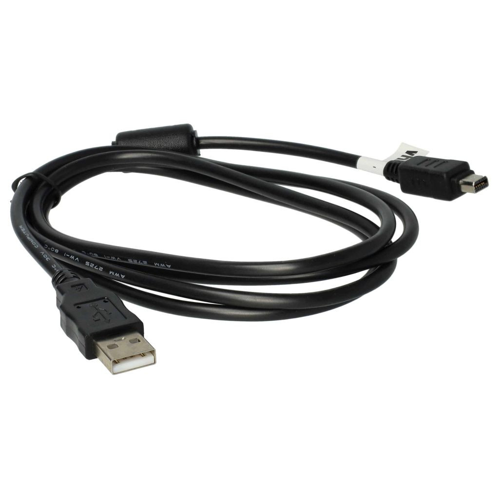 VHBW Olympus CB-USB6, CB-USB5, CB-USB8 USB adatkábel - 150 cm