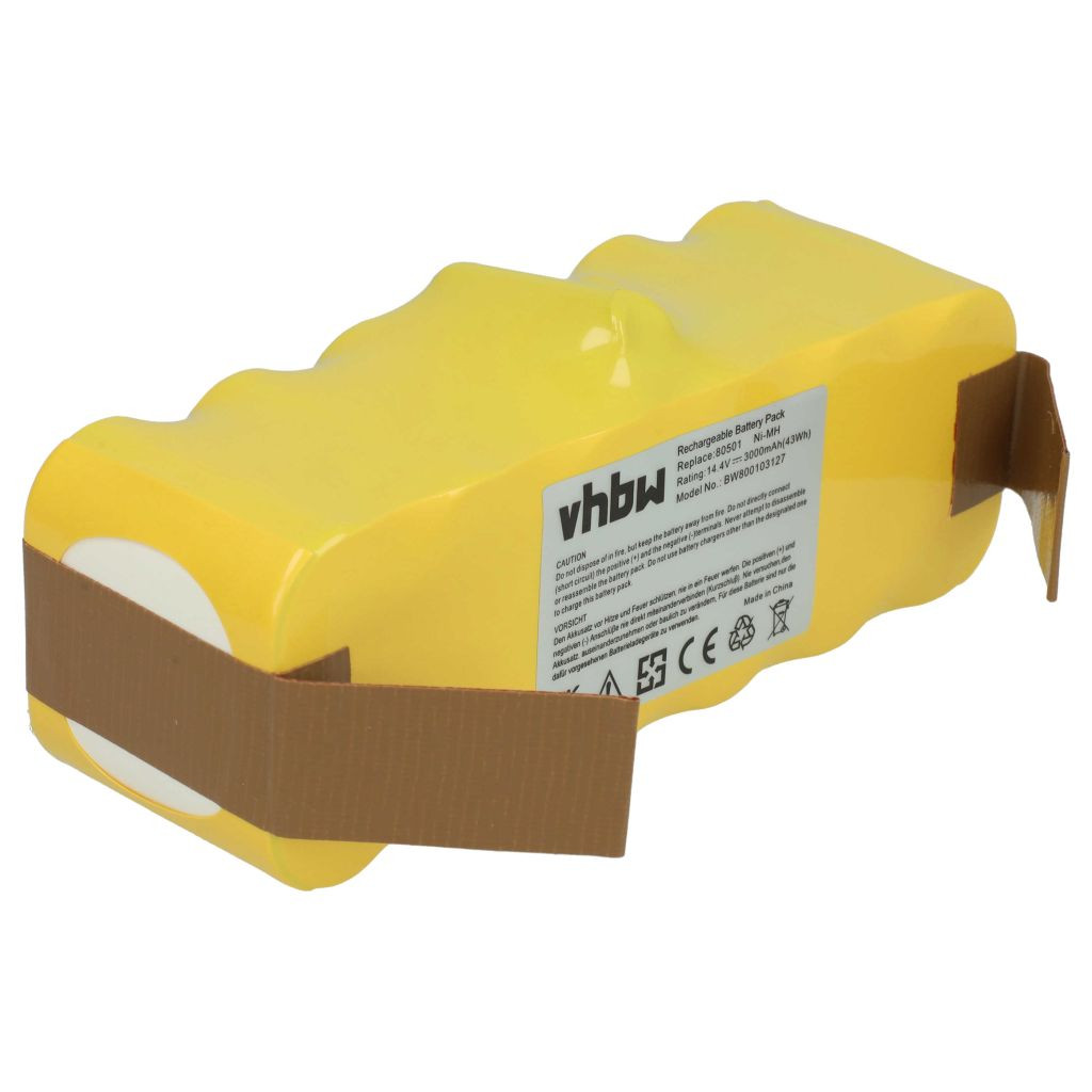VHBW Akkumulátor 11702-hez - 3000 mAh, 14,4 V, NiMH VHBW Akkumulátor 11702-hez - 3000 mAh, 14,4 V, NiMH