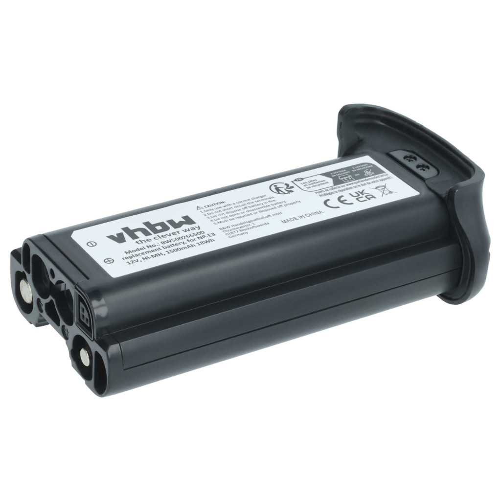 VHBW Akkumulátor Canon NP-E3 helyett - 1500 mAh 12 V NiMH VHBW Akkumulátor Canon NP-E3 helyett - 1500 mAh 12 V NiMH