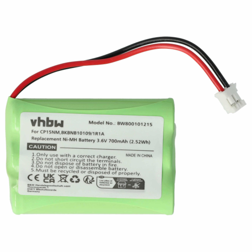 VHBW Akkumulátor Alcatel NTM/BKBNB 101 13/1 - 700 mAh 3,6 V NiMH